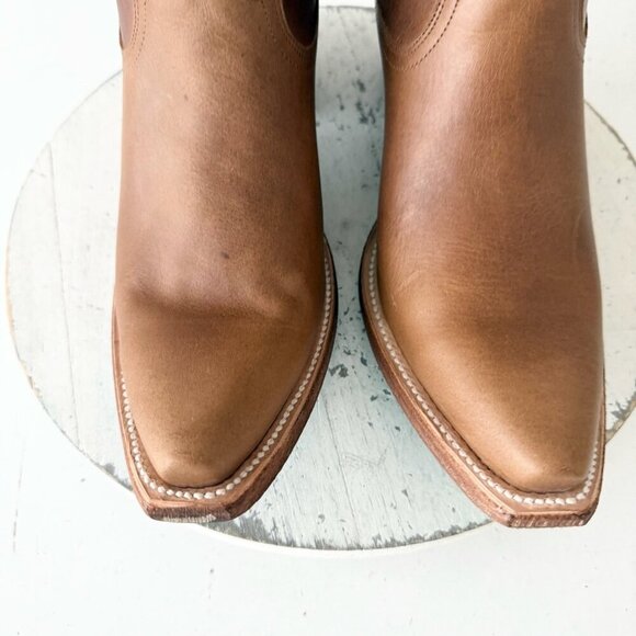 Lane EMMA JANE Womens Cowboy Boots 10 Brown Western Cowgirl Mid Calf Tall Boots - Picture 6 of 13